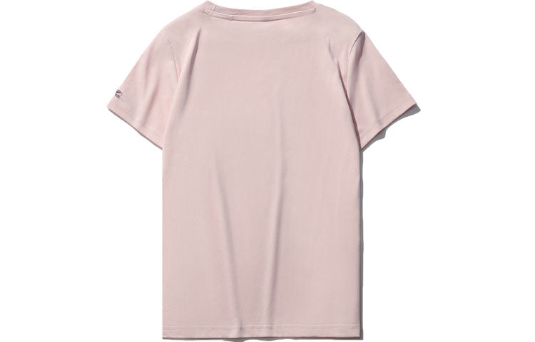 (WMNS) Li-Ning x Disney Sports Fashion Series Short Sleeve Tee 'Pink Purple' AHSR212-3