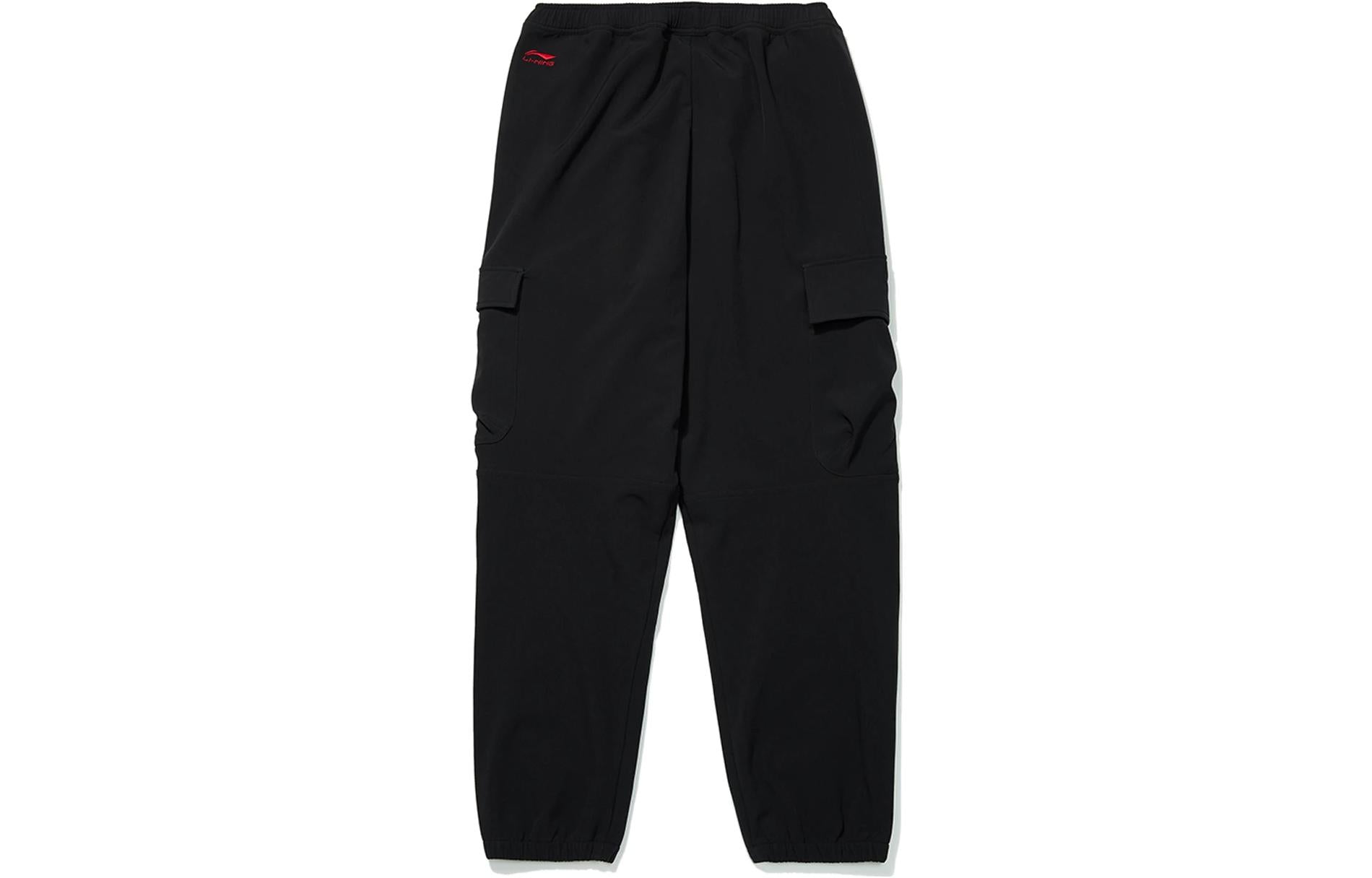 Li-Ning Casual Cargo Pants 'Black' AYKT005-2