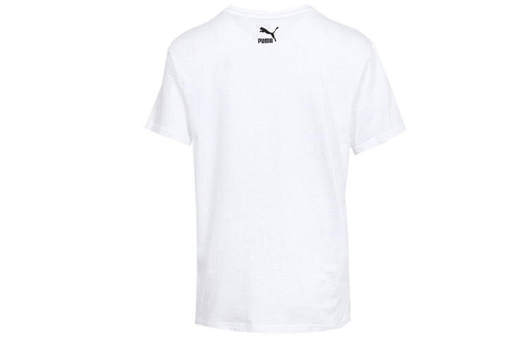 (WMNS) PUMA Breathable Cozy Round Neck Short Sleeve White 598628-02