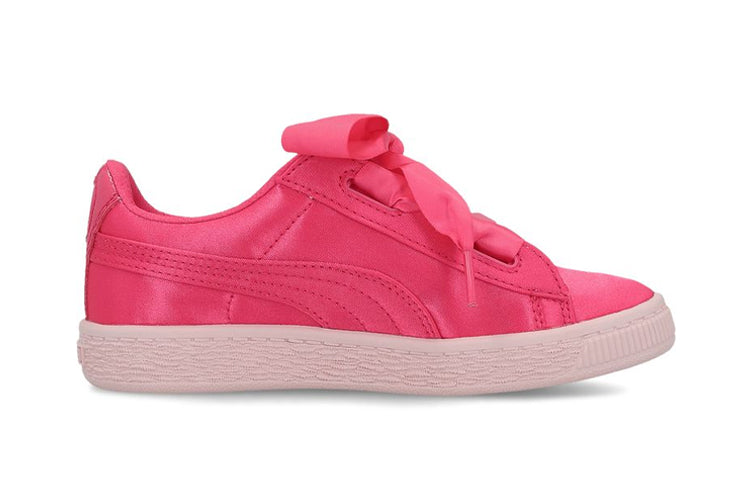 (PS) PUMA Basket Heart Tween Ps Sneakers Pink 365142-01