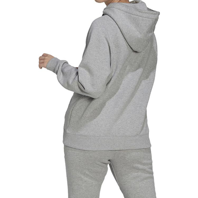 (WMNS) adidas Oversized Hooded Sweatshirt 'Grey' HG4358