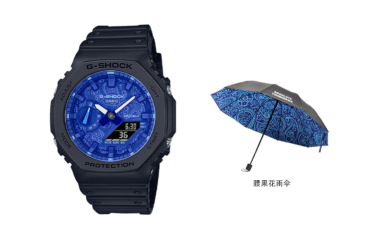 CASIO G-Shock Analog-Digital 'Black Blue' GA-2100BP-1APR