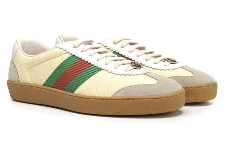 (WMNS) Gucci G74 Web Small Bee 'Yellow Green Red' 624484-0PV20-9560