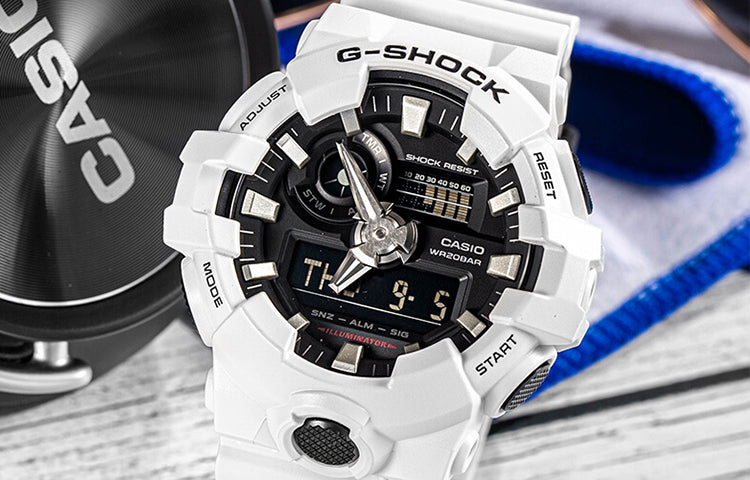 CASIO G-Shock Analog-Digital 'White' GA-700-7A