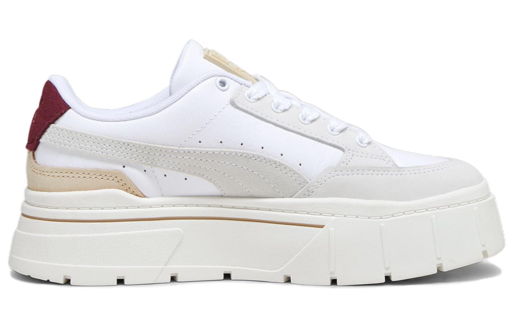 (WMNS) PUMA Mayze Stack Luxe 'White Dark Jasper' 389853-06