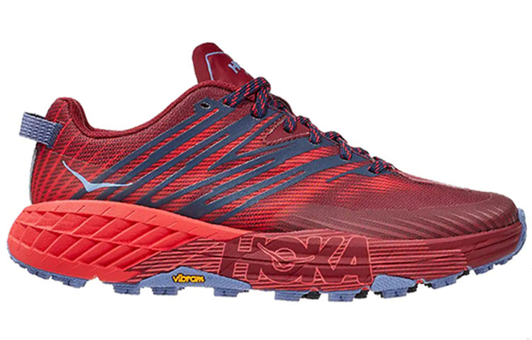 (WMNS) HOKA ONE ONE Speedgoat 4 Low 'Red Blue' 1106527-CHRRD
