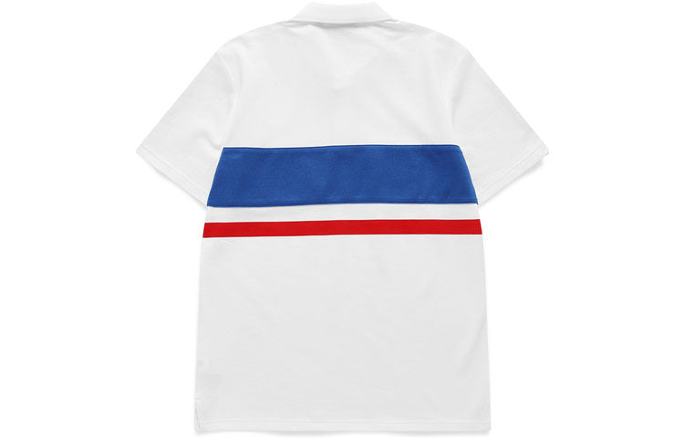 FILA MENS Multicolor Short Sleeve Polo Shirt White T11M121103F-WT