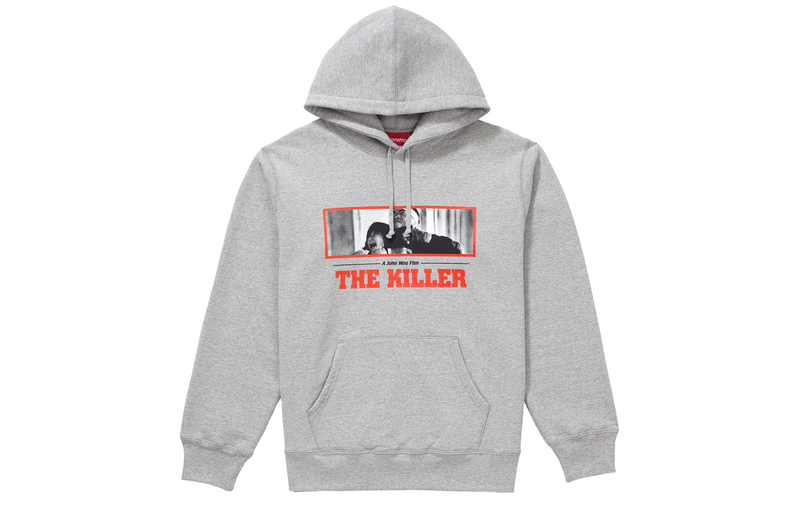 Supreme FW18 The Killer Hooded Sweatshirt Heather 'Grey' SUP-FW18-683