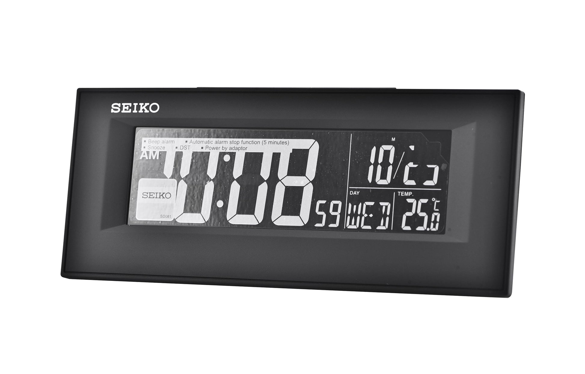 SEIKO Calendar Multifunction Minimalistic Black QHL081K