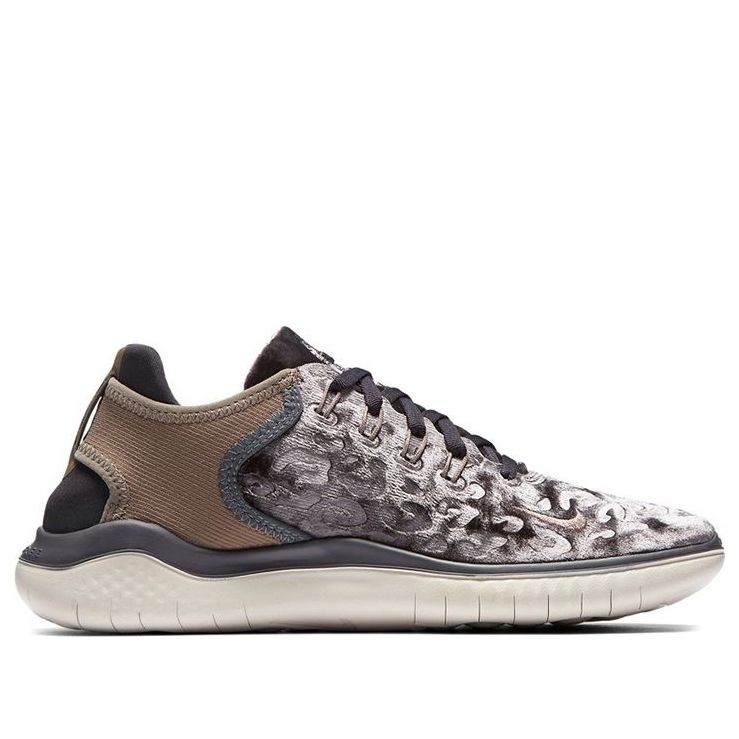 (WMNS) Nike Free RN 18 'Wild Velvet - Oil Grey' AQ0563-020