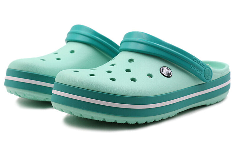 Crocs Crocband Lightweight Wear-Resistant Unisex Mint Green Sandals 11016-3R6