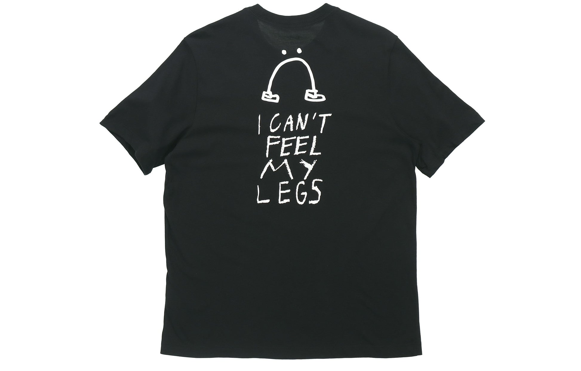 Men's Nike Smiling Face Casual Short Sleeve Black T-Shirt AO0624-010