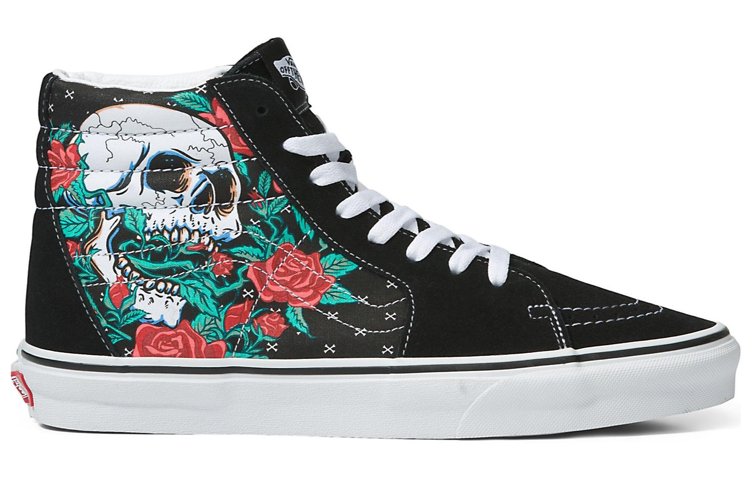 Vans SK8-HI 'Rose Skulls' VN0007NP6BT