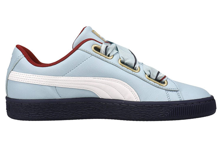 (WMNS) PUMA Basket Heart New School Casual Shoes Blue/Black 367734-02