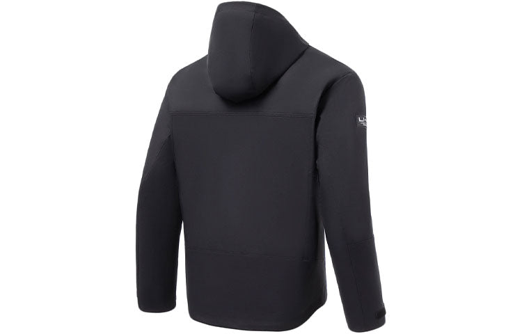 Li-Ning Gym Series Loose Sports Hooded Jacket Black AFDR757-1