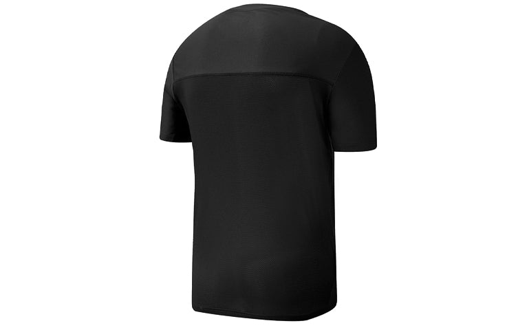 FILA Athletics Sports Running Printing Logo Round Neck Knit Short Sleeve Black A51M112101F-BK