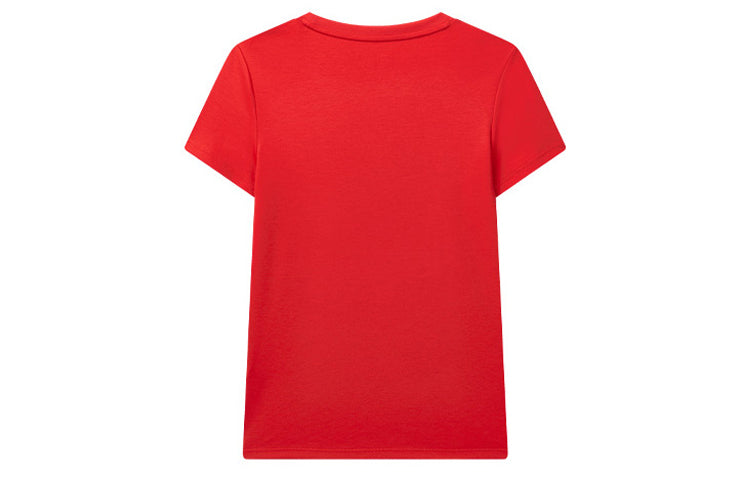 (WMNS) FILA Stylish Sports Red T-Shirt F11M828106F-RD