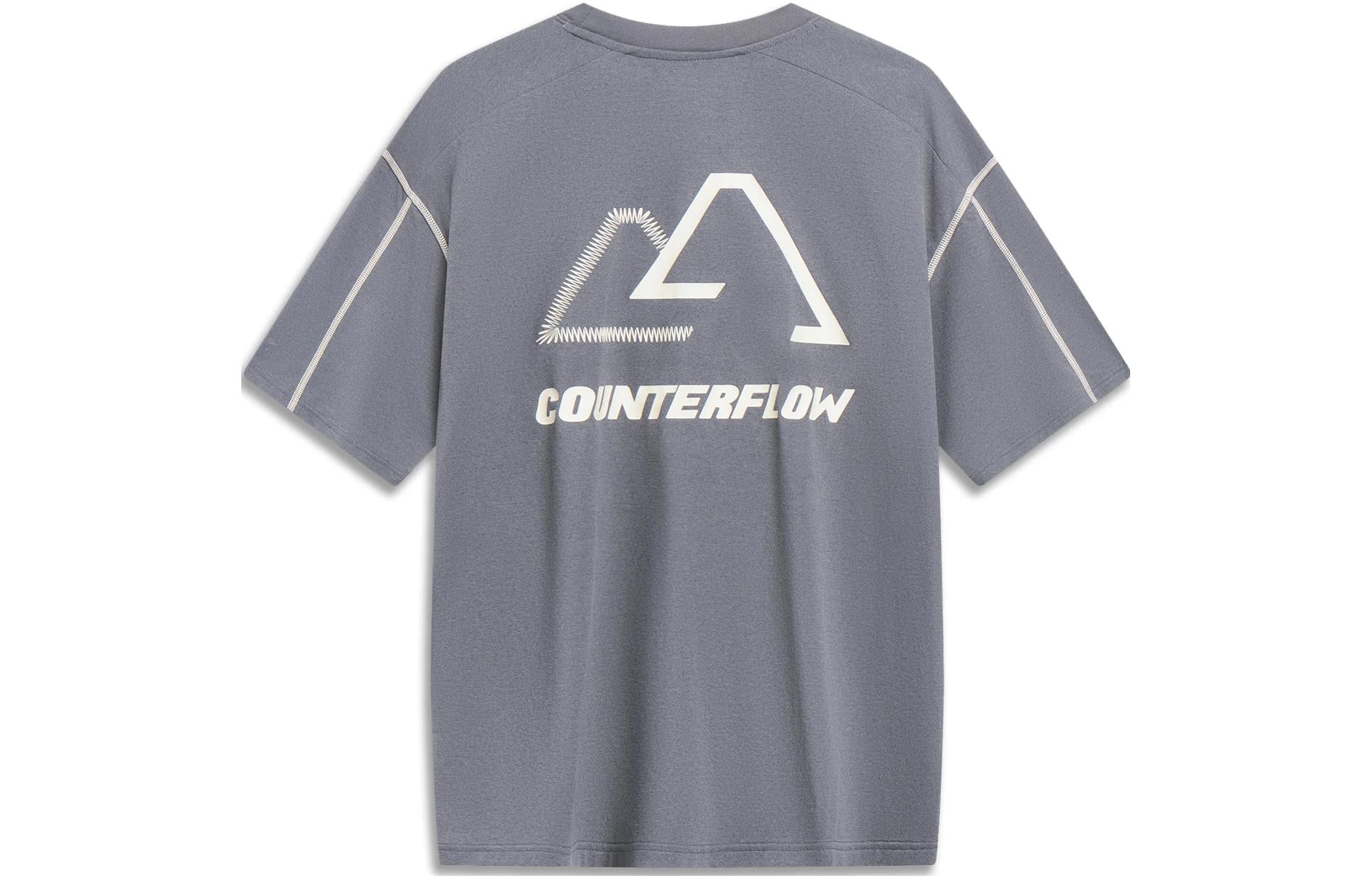 Li-Ning Counterflow Graphic T-shirt 'Smoke Grey' AHST541-5