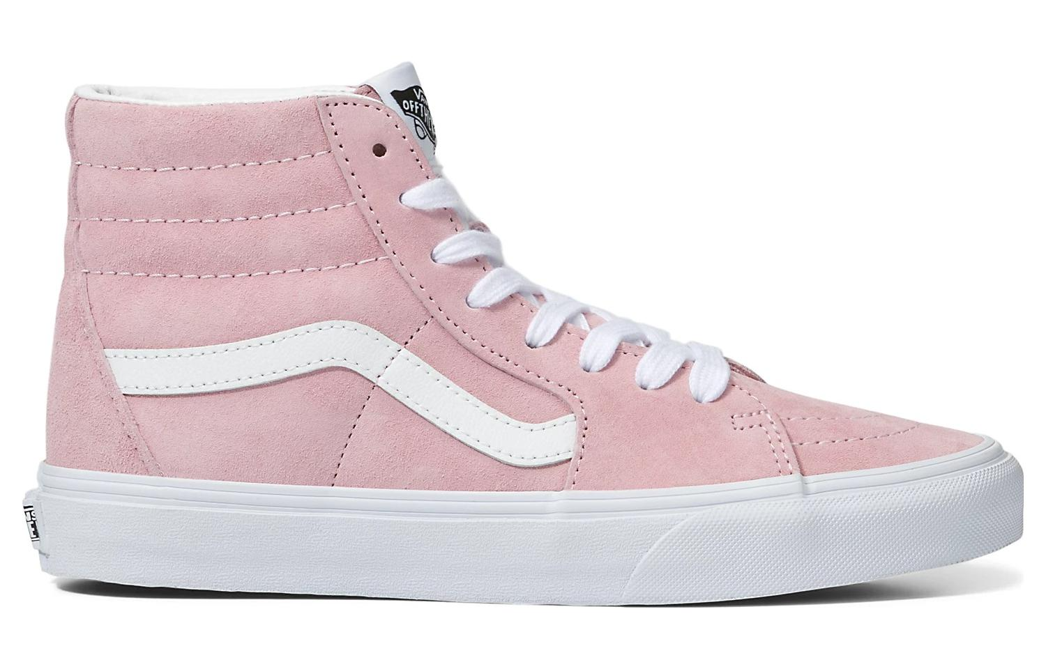 Vans SK8-HI Pig Suede 'Pink White' VN0A4BVT2PT