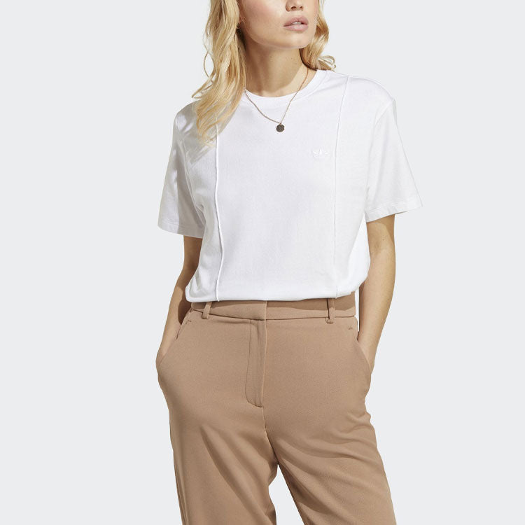 (WMNS) adidas Premium Essentials Tee 'White' IC5278