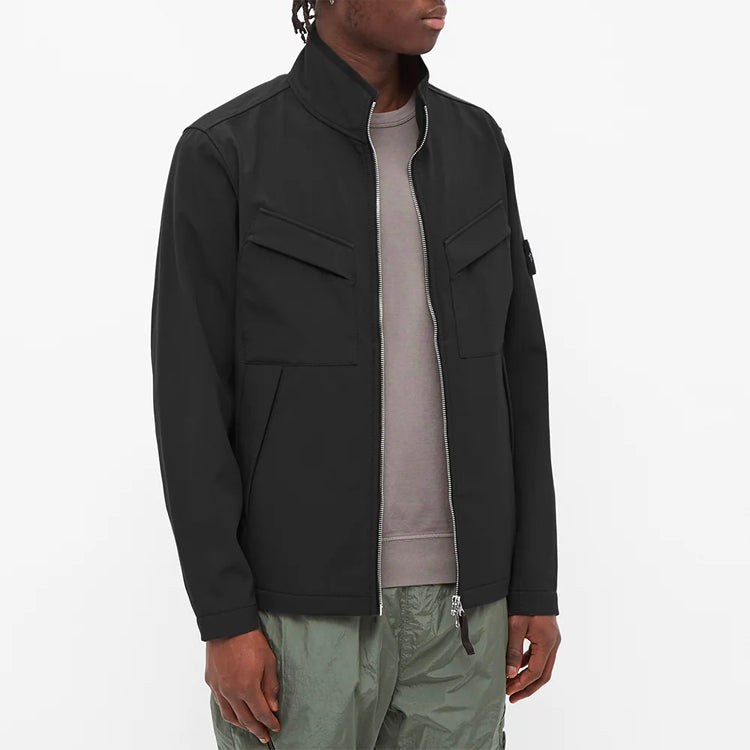 STONE ISLAND Soft Shell-R Jacket 'Black' 741540827-V0029