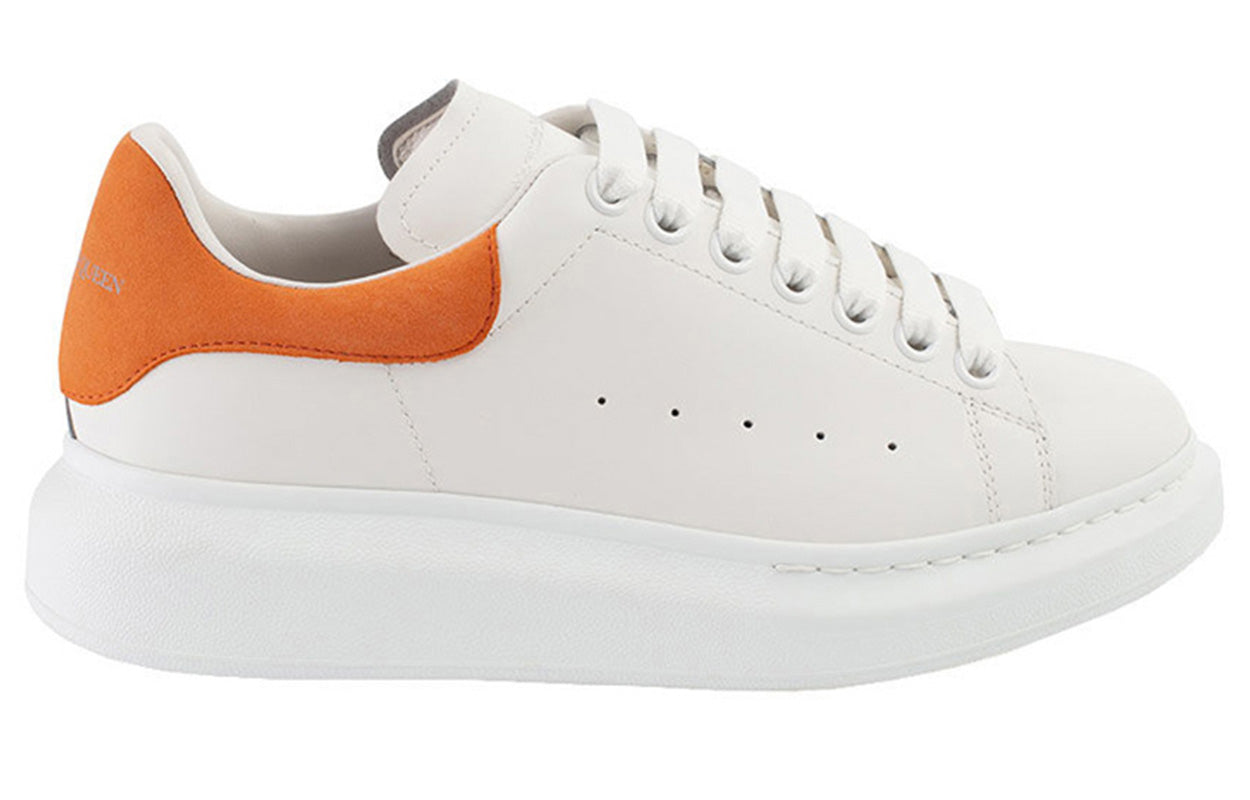 (WMNS) Alexander McQueen Oversized Sneaker 'White Orange' 553770WHGP7985639