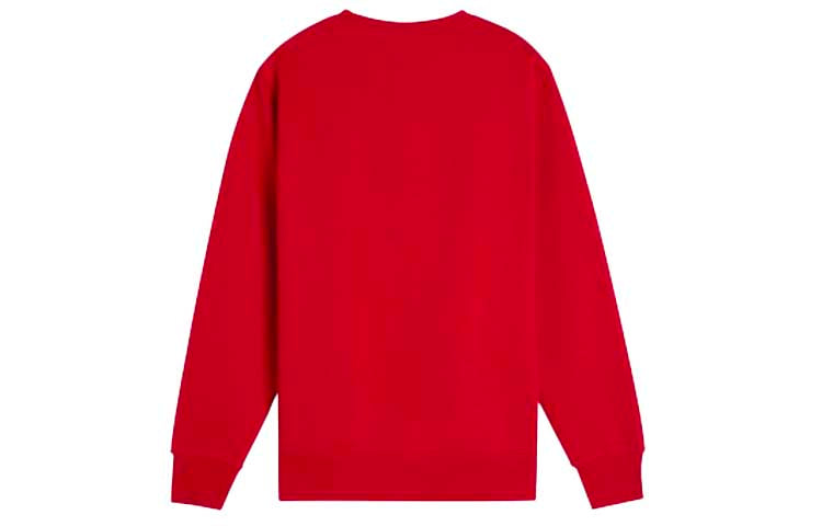 New Balance Men's New Balance Knit Logo Pattern Long Sleeves Red AMT01902