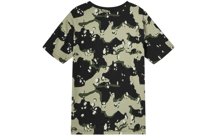New Balance Essential Camo T-Shirt Asia Sizing 'Black Green' AMT11509-BM