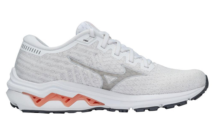 (WMNS) Mizuno Wave Inspire 17 Waveknit 'White Papaya' J1GD211333