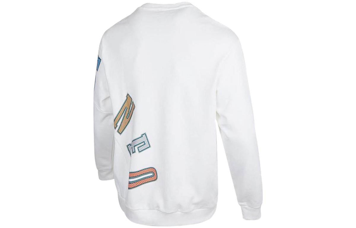 adidas Neo Logo Hoodie Asia Sizing 'White' HM9993