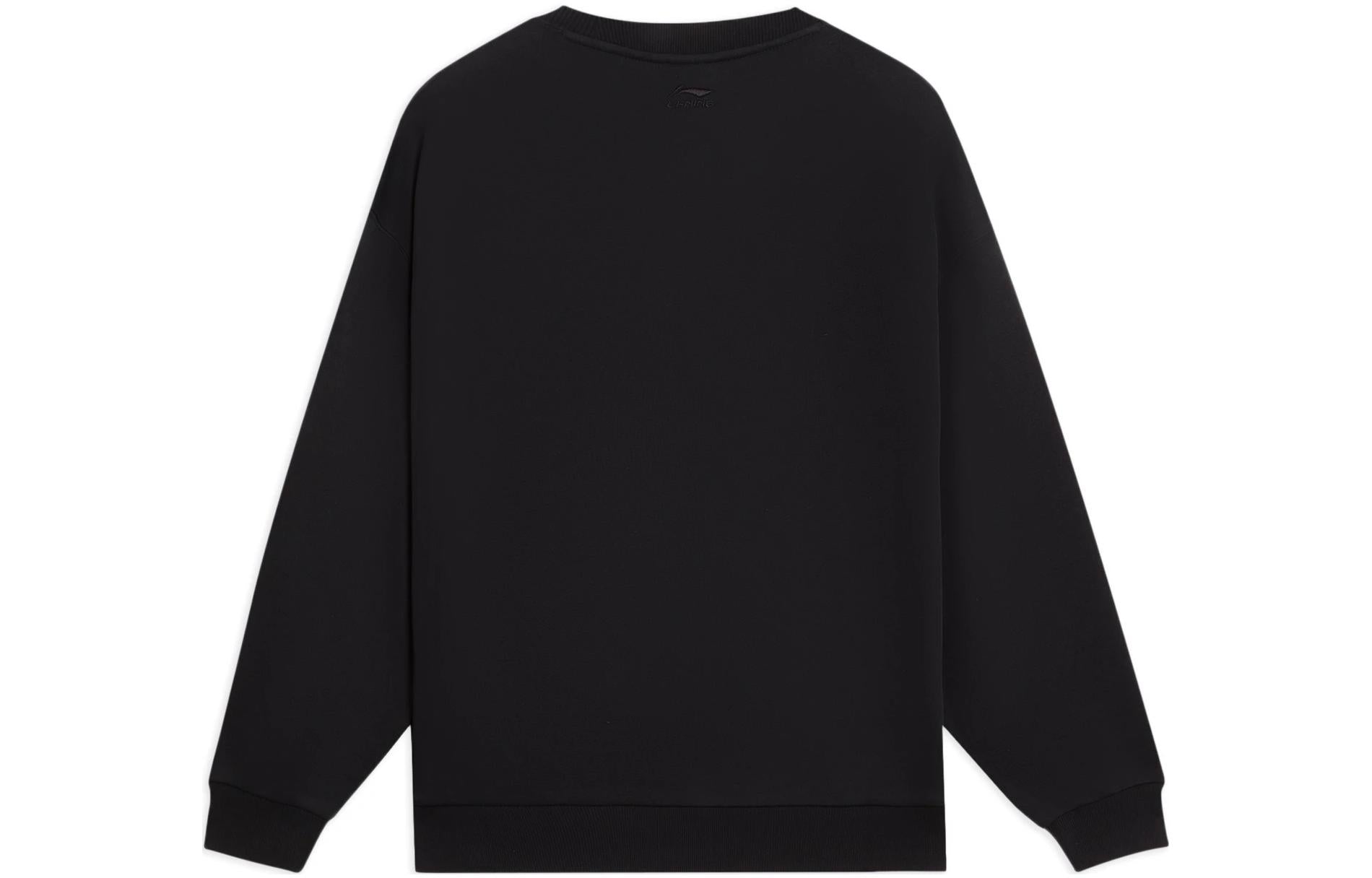 Li-Ning Anything Is Possible Graphic Sweatshirt 'Black' AWDSF97-2