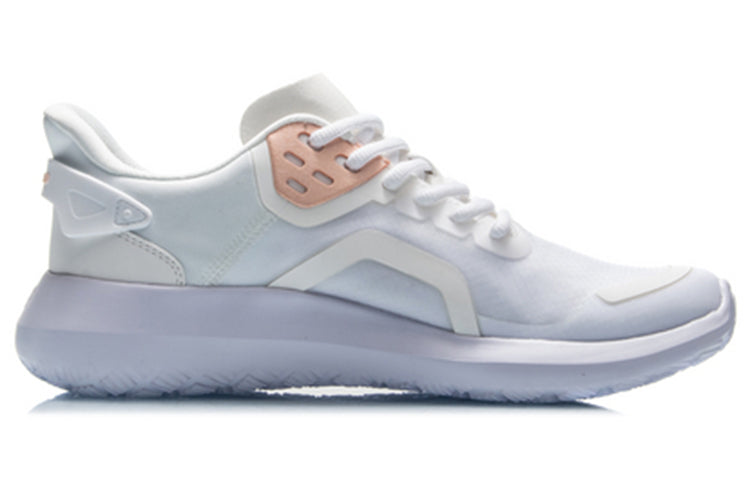 (WMNS) Li-Ning Sport Leisure 'White Orange' AGLQ088-4