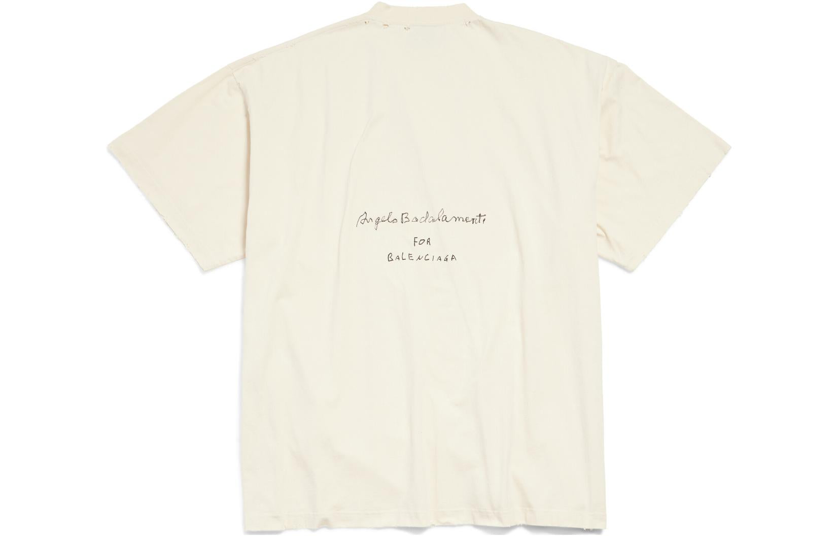 Balenciaga Angelo Badalamenti Series T-shirt 'Light Beige' 694576TMVO59069