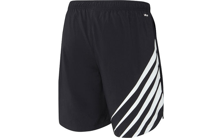 New Balance Logo Shorts Asia Sizing 'Black' AMS01226-BK