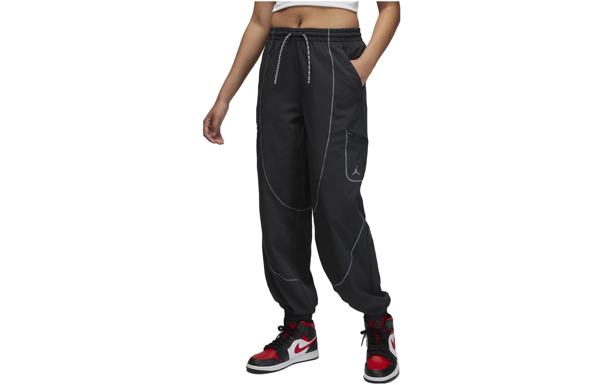 (WMNS) Air Jordan Sport Tunnel Pants 'Black' FB4659-010