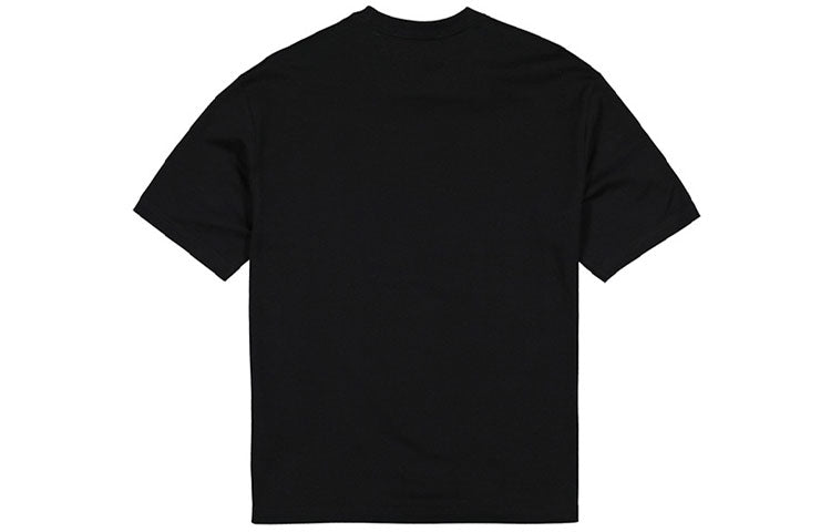 Men's Y-3 Irregular Pattern Short Sleeve Black T-Shirt FJ0332