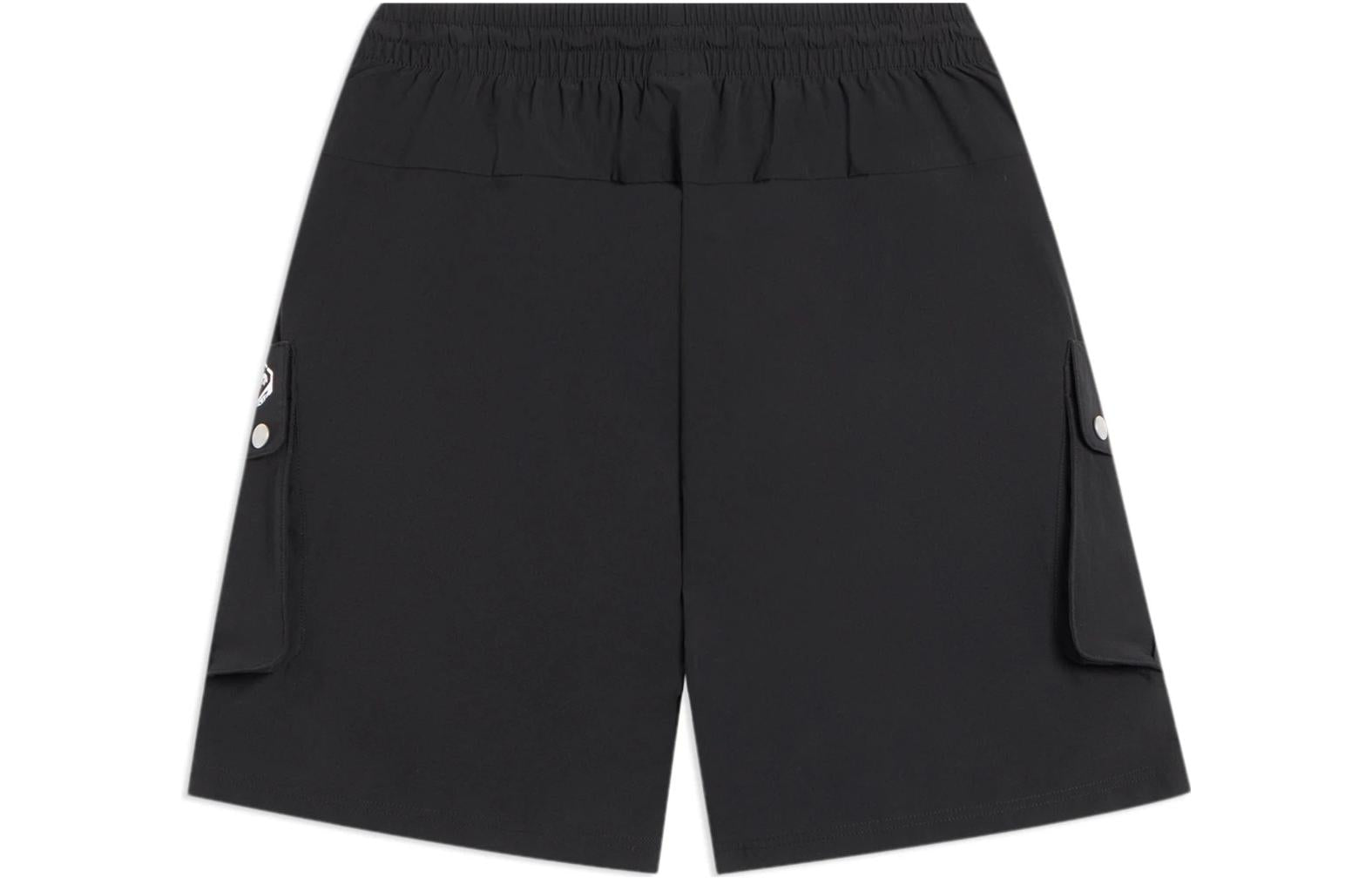 Li-Ning BadFive Graphic Pocket Shorts 'Black' AKSS603-2