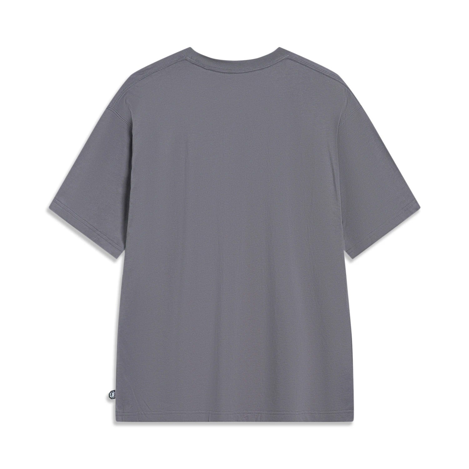 Li-Ning BadFive Anti-Wu Logo T-shirt 'Smoke Grey' AHST507-6