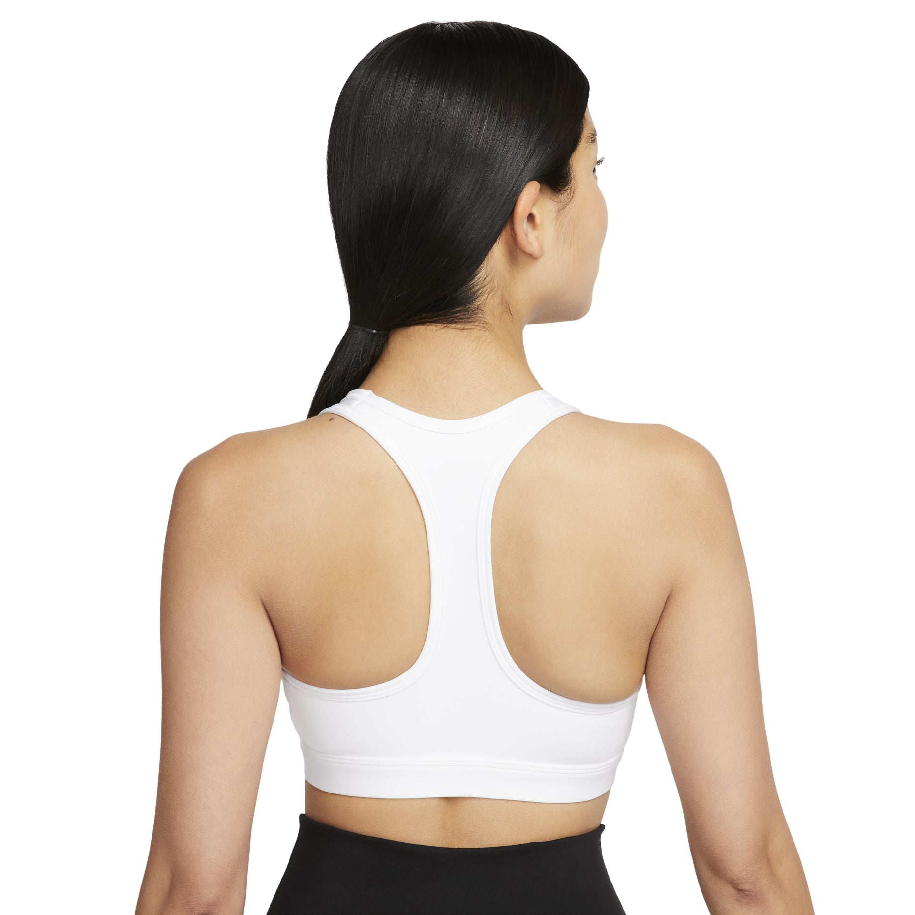 (WMNS) Nike Swoosh Medium Support Sports Bra 'White' DX6822-100