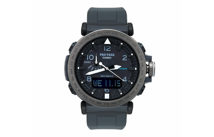 CASIO Waterproof Sports Solar Powered Quartz Shockproof Mens Black Analog/Digital Combo PRG-650Y-1