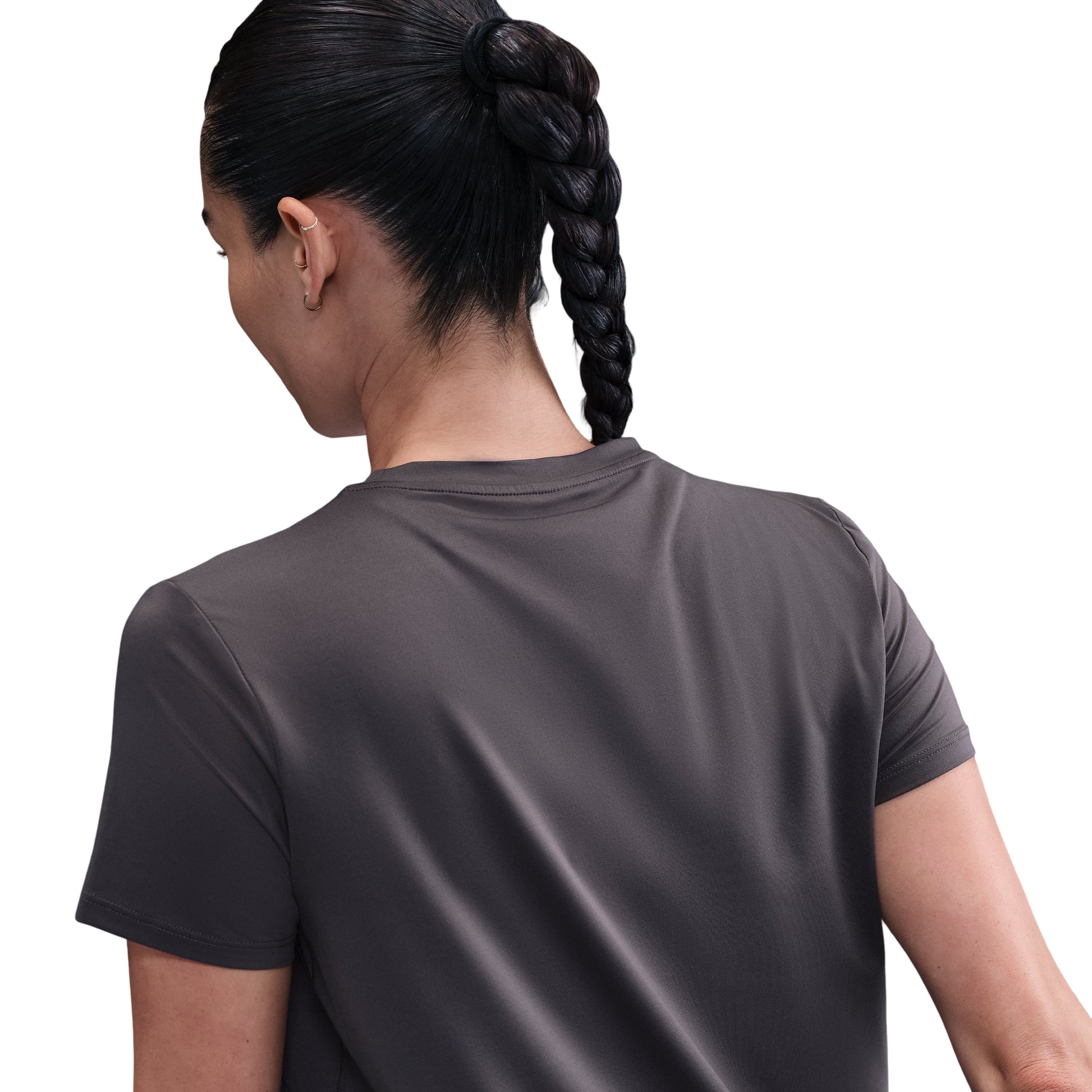 (WMNS) Nike One Classic Dri-FIT Short-Sleeve T-Shirt 'Thunder Grey' FN2799-036