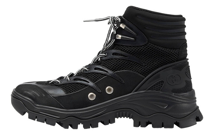 Gucci Lace Up Boot 'Black' 698779-2KD20-1000