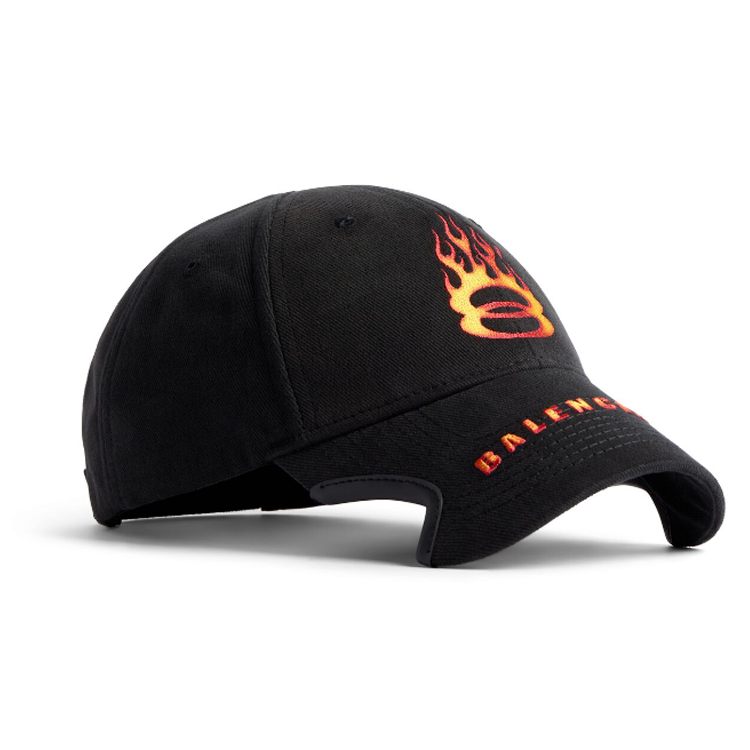 Balenciaga Burning Unity Cap 'Black Orange' 794892410B21076