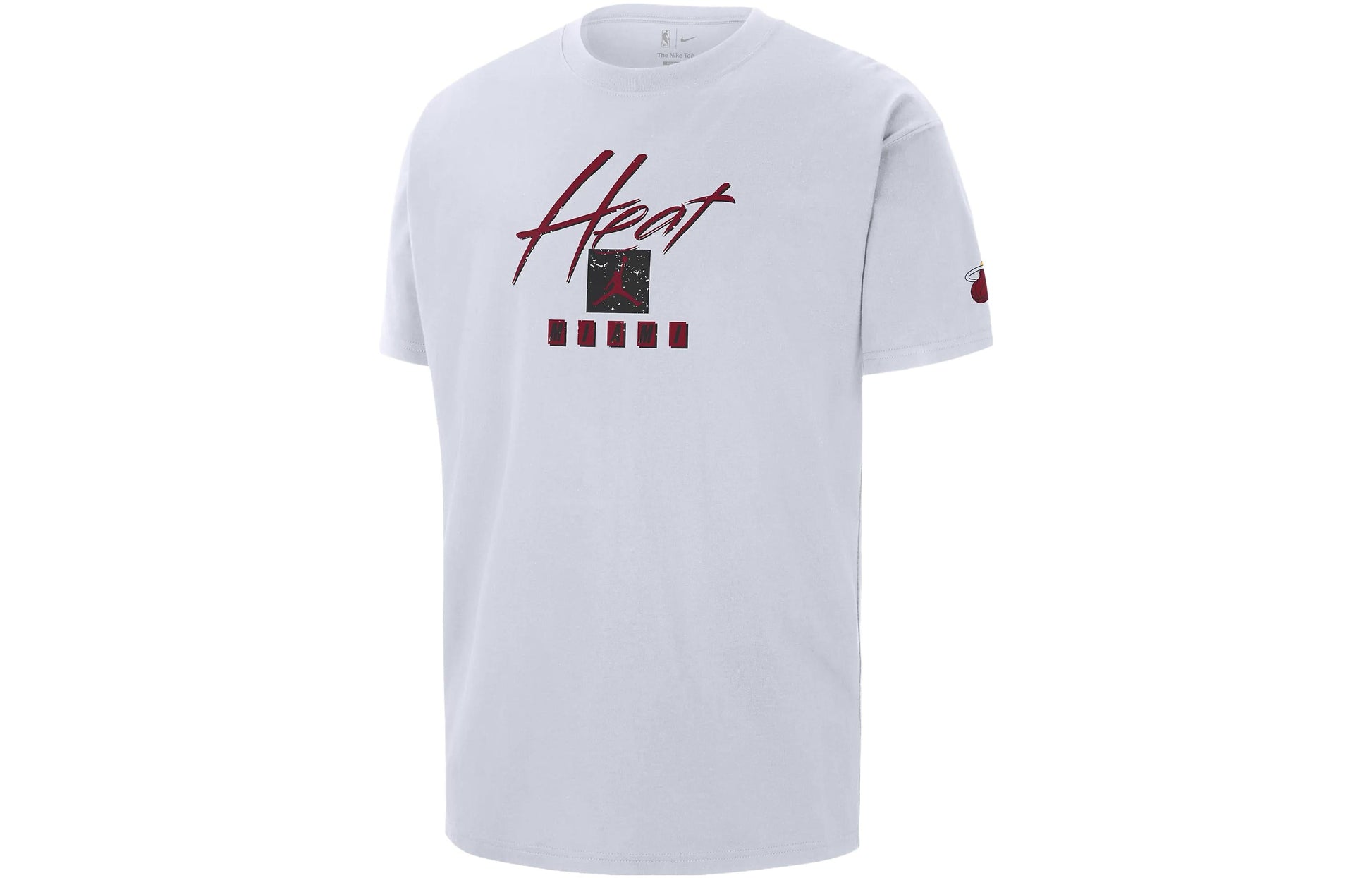 Air Jordan Miami Heat Courtside Statement Edition NBA Max90 T-Shirt 'White' FN1073-100