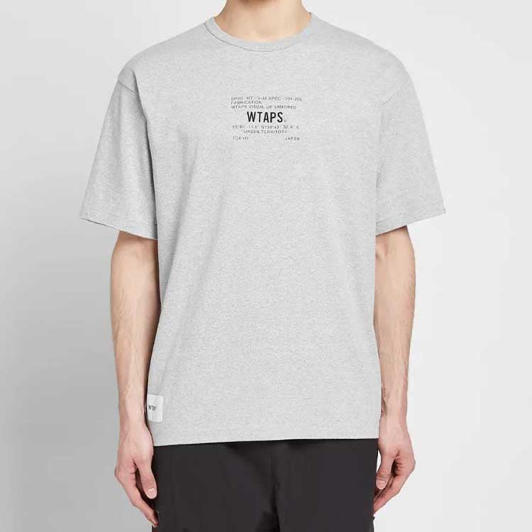 Men's WTAPS Academy SS Tee Round Neck Short Sleeve 192ATDT-CSM17
