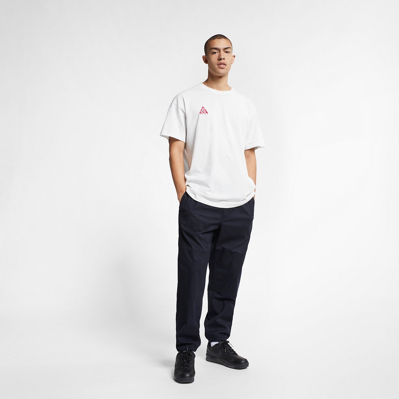 NikeLab ACG T-Shirt 'Summit White Rush Pink' BQ7343-121