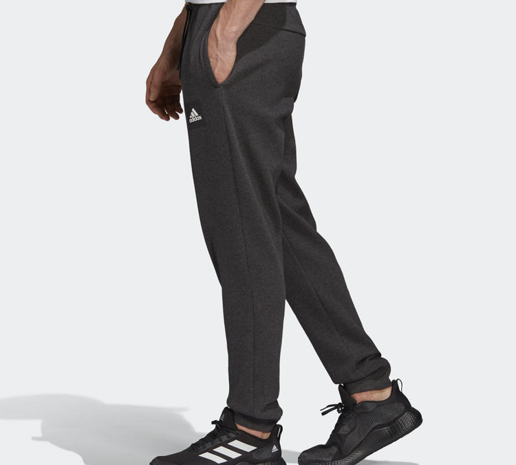 adidas Logo Applique Sports Pants Men Black FI4049