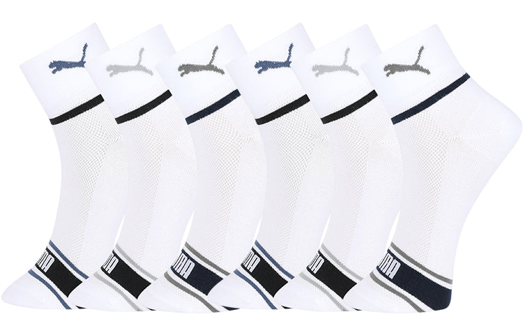 PUMA Sport Socks 3 Pack 'White Black Blue Grey' 701223917-001