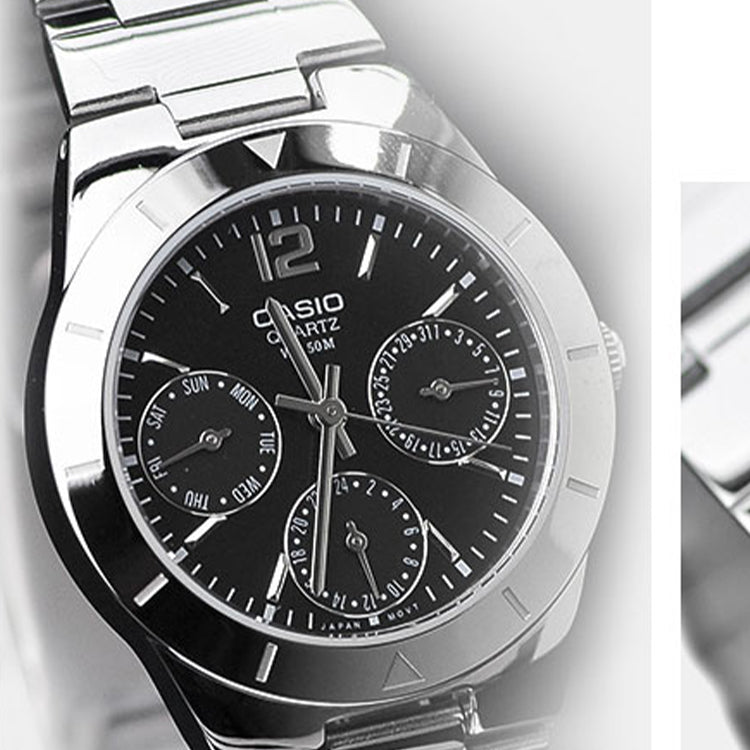 Casio Edifice Stylish Simplicity Analog Watch 'Silver' LTP-2069D-1A