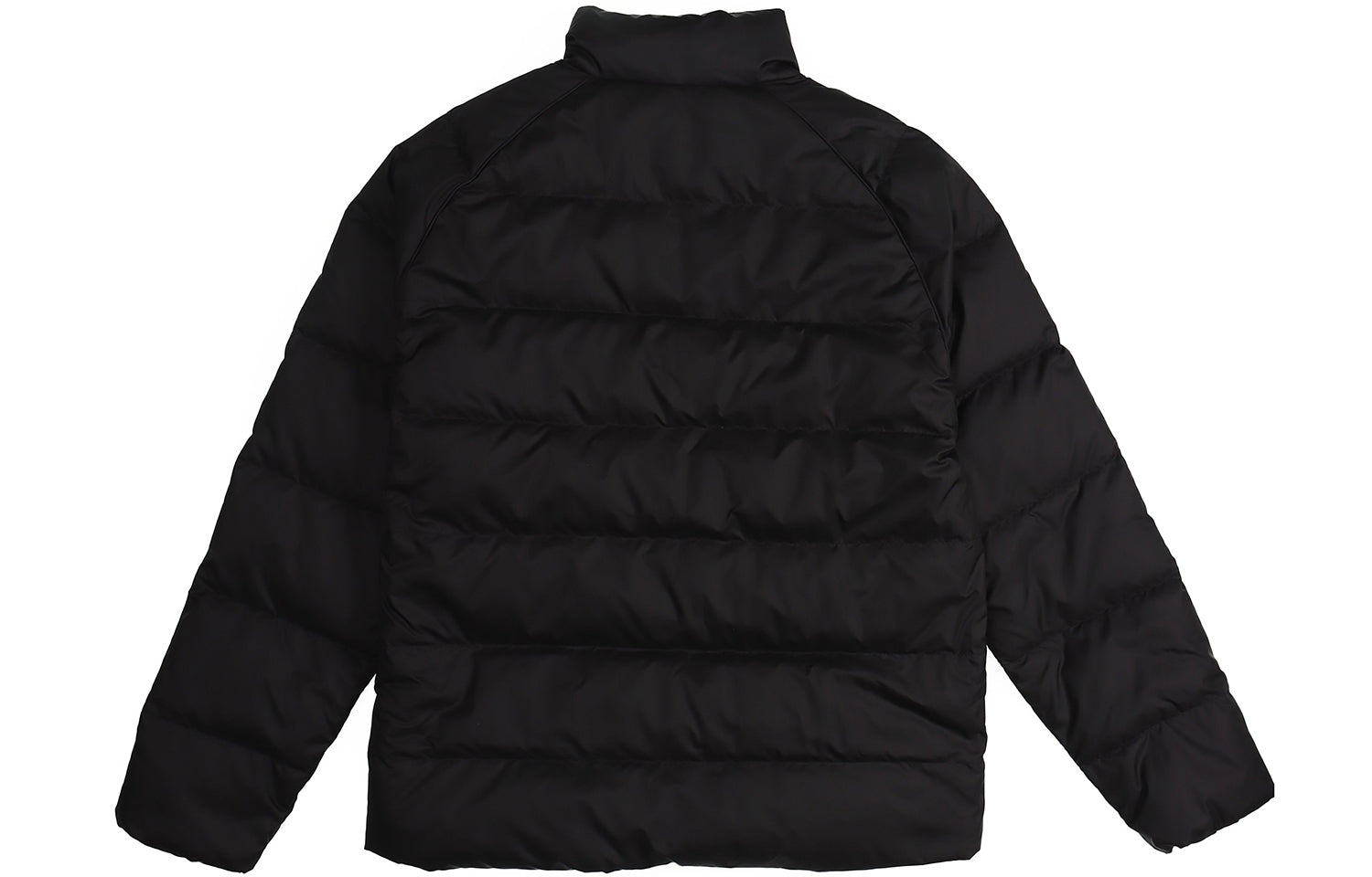 adidas originals Solid Color Stay Warm Zipper Stand Collar Down Jacket Black ED5837
